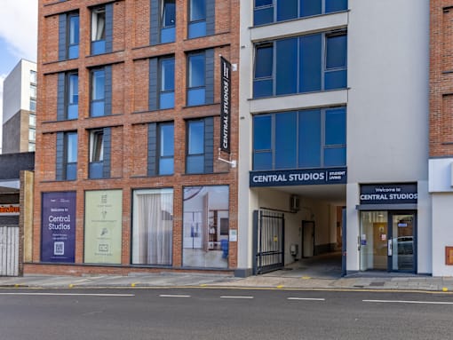 A building with a sign that says Central Studios.