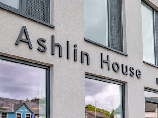 The name of the building is Ashlin House.