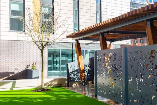 Green Space at Slate Yard Apartments, Salford, M3 5EX