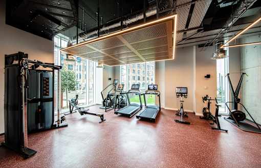 Fitness Room at Fairfax Apartments, Manchester, M1 2GN