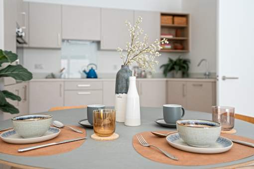 Kitchen Table at The Quarters Apartments, Dock Road, ME4 4UB