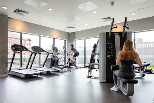 Gym at Slate Yard Apartments, Salford
