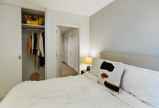 Bedroom With Closet at Slate Yard Apartments, Salford, M3 5EX