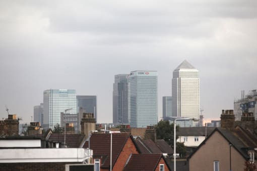 View of Canary Wharf