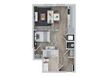 1 BED 1 BATH A at Jayde Parkside Apartments, Washington, DC