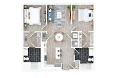 3 bed 2 bath B at Jayde Parkside Apartments, Washington, Washington DC
