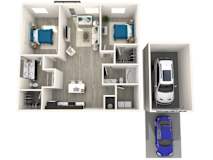 Slate Scottsdale B1 Floor Plan