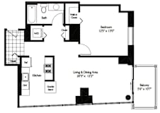 Tides | 2 Bedroom | 2 Bath | 12 Tides at Shoreham and Tides, Illinois, 60601