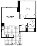 Tides | 1 Bedroom | 1 Bath |05/07 Tides at Shoreham and Tides, Chicago, IL
