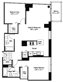 Tides | 2 Bedroom | 2 Bath | 11 Tides at Shoreham and Tides, Chicago Illinois