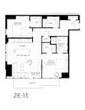 B8 floor plan | 1,339 Sq. Ft. at 365 Nicollet, Minneapolis