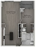 1 bed 1 bath I | 770 Sq. Ft. at The Mason Apartments, Chicago, Illinois