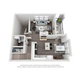3 Bed 2.5 Bath Floor Plan | 1,516 Sq. Ft. at Mission Gate in TX 75024