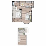 The Appleton Loft Floor Plan | 987 Sq. Ft. at Residences at Stevens Pond, Saugus, MA