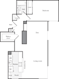 1 Bed 1 Bath FloorPlan | 851 Sq. Ft. at Skye Apartments, Washington