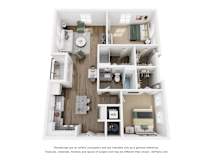 2 bed 2 bath | 1,028 Sq. Ft. at The Merchant Apartments, South Carolina 29403