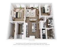 2 bed 2 bath F | 1,061 Sq. Ft. at The Merchant Apartments, South Carolina 29403