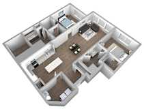 2 bedroom 2 bathroom at The Encore at Ingram Manor, Maryland