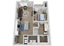 1 bed 1 bath G at Elwood Apartments, Indian Trail, NC, 28079