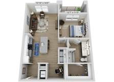 1 bed 1 bath J at Elwood Apartments, Indian Trail, North Carolina