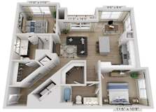 2 bedroom 2 bath at Elwood Apartments, Indian Trail, 28079