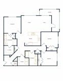 C2 Two Bedroom Two Floorplan at Folksong Apartments, Flowery Branch, GA
