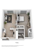 1 bed 1 bath at Up House, Farmington