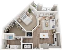 Floor Plan at Tapestry University Park Apartments Homes Sarasota, Florida