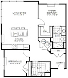 2F Floor Plan at The Botanic, Carteret, 07008