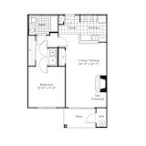 a floor plan of a bedroom floor plan