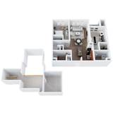 BM2-L - Two Bedroom Two Bathroom Loft Floor Plan at The Confluence at Norwalk, Norwalk