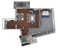 1 bed 1 bath at Hampton Plaza Apartments, Towson, MD, 21286