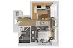 X14-S Floorplan at Reflections at the Wharf, Washington, DC