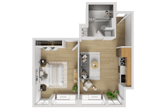 X15-S Floorplan at Reflections at the Wharf, Washington, 20024
