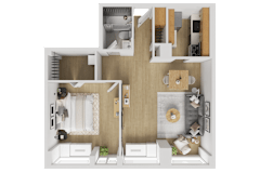 X16-1B Floorplan at Reflections at the Wharf, Washington, DC, District of Columbia