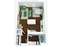 Studio 1bath at West Park Apartments, San Diego