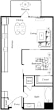 1 bed 1 bath I at Purl Apartments, San Diego, CA