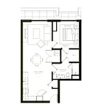A4 Floor Plan at Twenty Fair Apartments, Connecticut, 06511