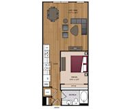 Stella Apartments - Dallas, TX - 11F1D Floor Plan