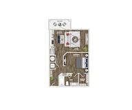 Briley Apartments - Matthews, NC - 01S1B Floor Plan