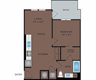 Pace Apartments - Las Vegas, NV - 11F2 Floor Plan