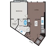 Vinings Lofts and Apartments - Atlanta, GA - A6 Floor Plan
