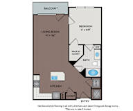 Mallory Square - Rockville, MD - 11F3 Floor Plan