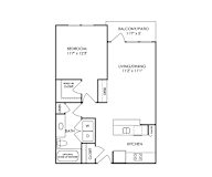 Dwell at McEwen - Franklin, TN - A6 Floor Plan