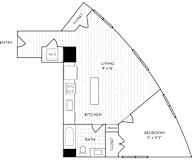 Velo Forest Hills - Boston, MA - A15 Floor Plan