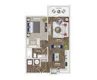 Briley Apartments - Matthews, NC - 11F1 Floor Plan