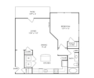 Dwell at McEwen - Franklin, TN - A8 Floor Plan