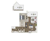 Briley Apartments - Matthews, NC - 11F4 Floor Plan