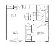 Dwell at McEwen - Franklin, TN - A9 Floor Plan