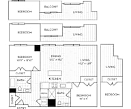 Velo Forest Hills - Boston, MA - B5 Floor Plan